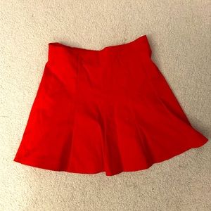ZARA red mini skirt size XS